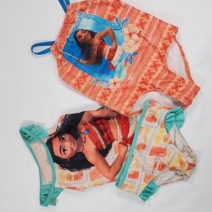 DISNEY MOANA SWIMSUIT BUNDLE SIZE 2T